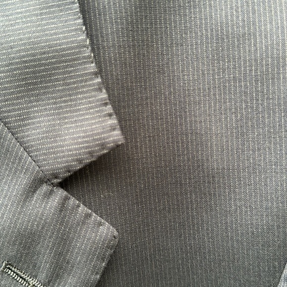 Burberry’s vintage wool blazer, navy blue, size 46 - Picture 4 of 9